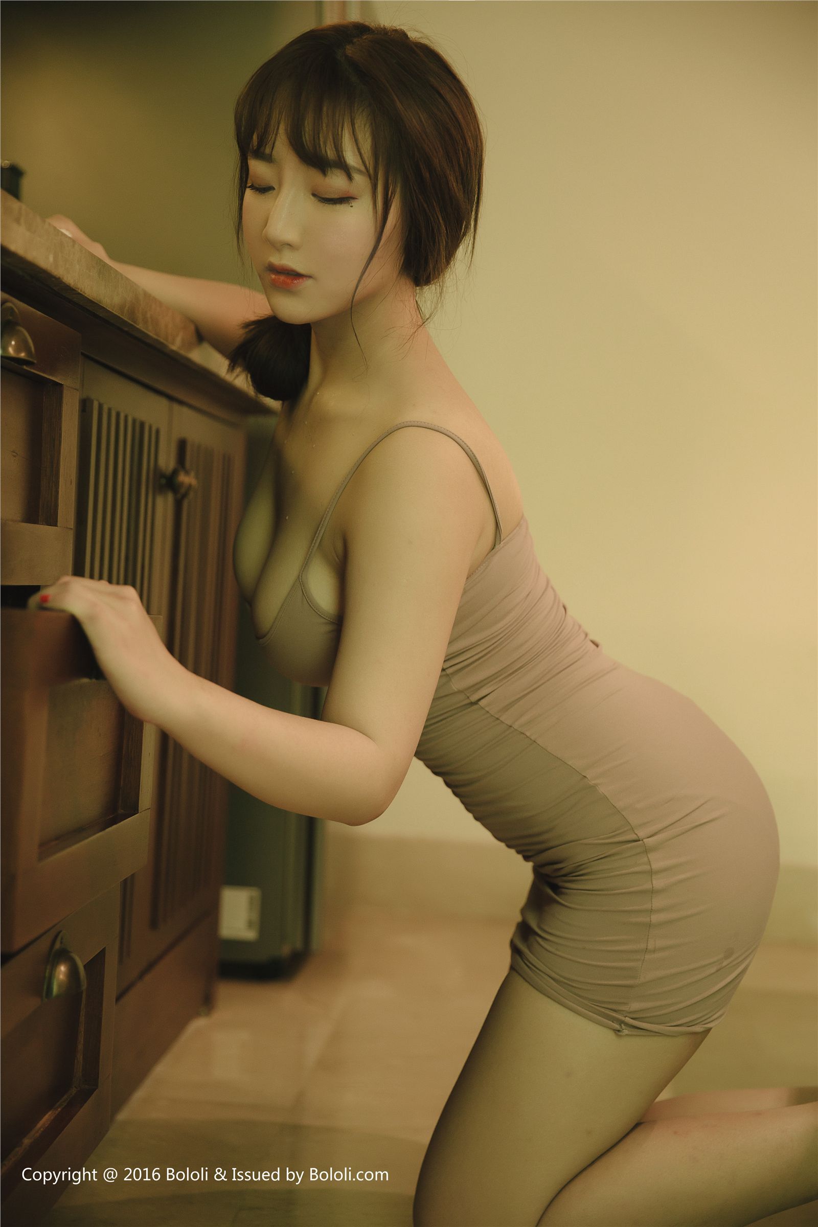 [新BoLoli波萝社] 2017.02.14 Vol.022 芒果人妻湿身 芒果柯柯